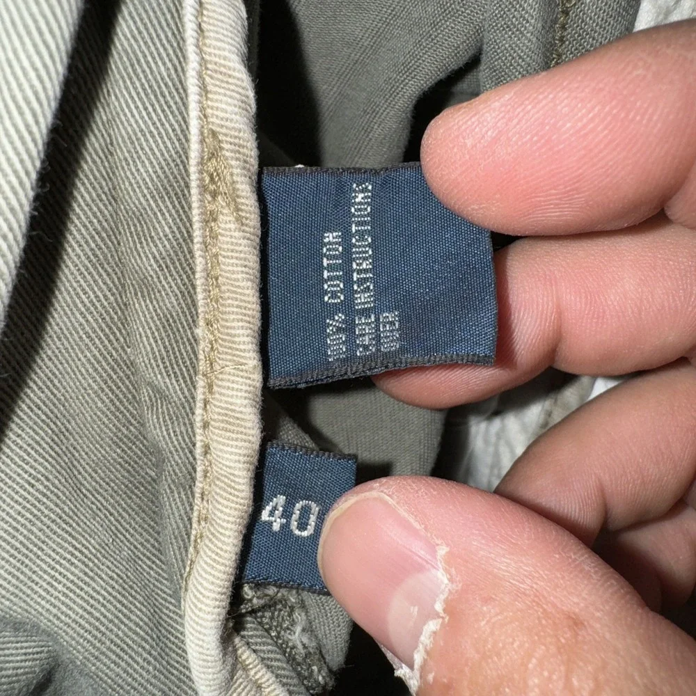 Polo Ralph Lauren‎ Cargo Shorts Mens Size 40  Chino Canvas Shorts